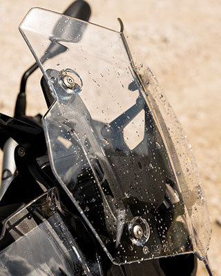 กระบังลมหน้าสำหรับการเดินทางของ BMW F 850 GS Adventure รุ่นใหม่