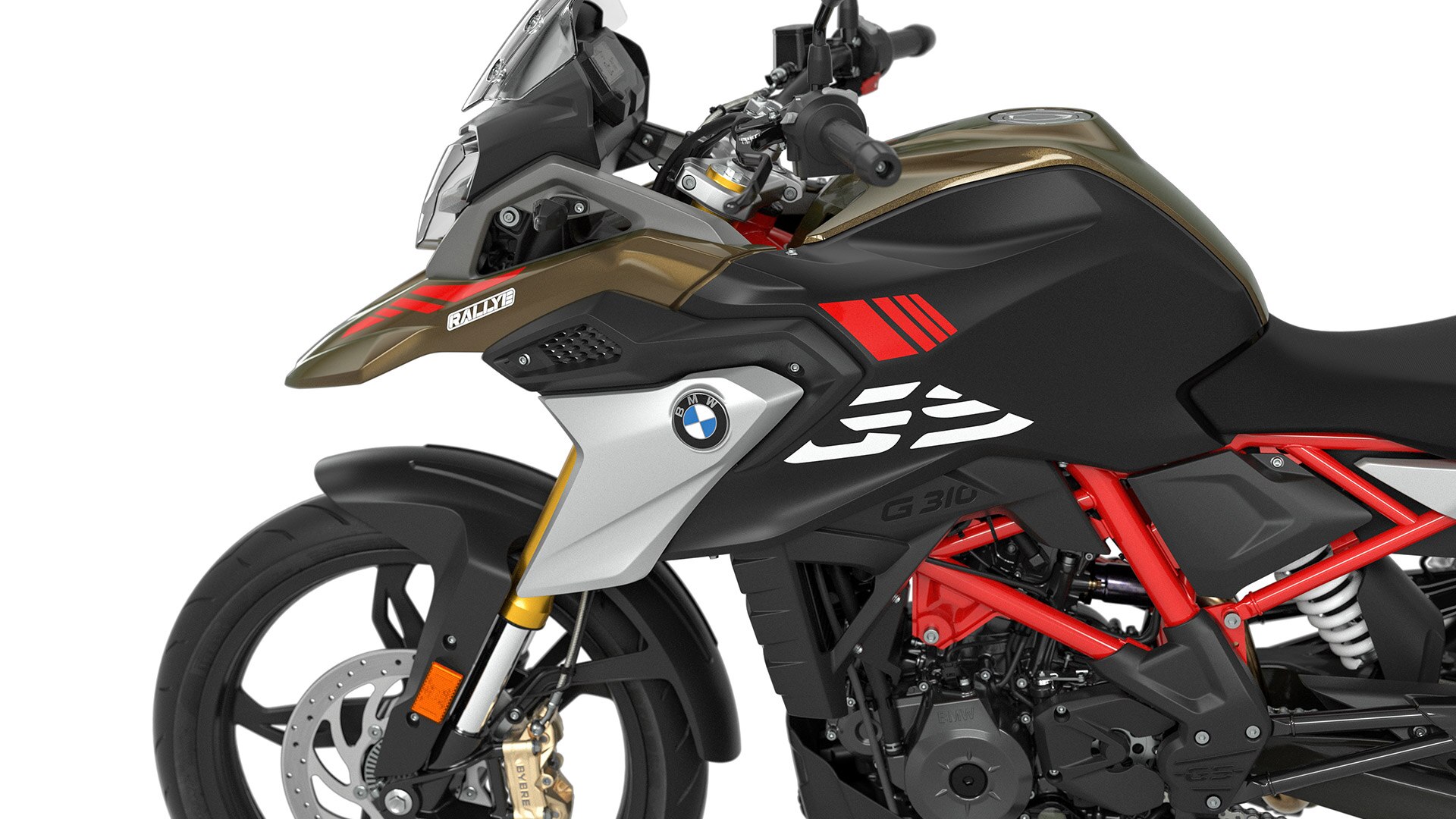 We see the typical GS flyline of the G 310 GS.