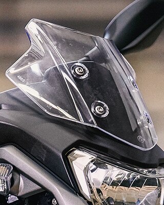 กระจกบังลมป้องกันของ G 310 GS