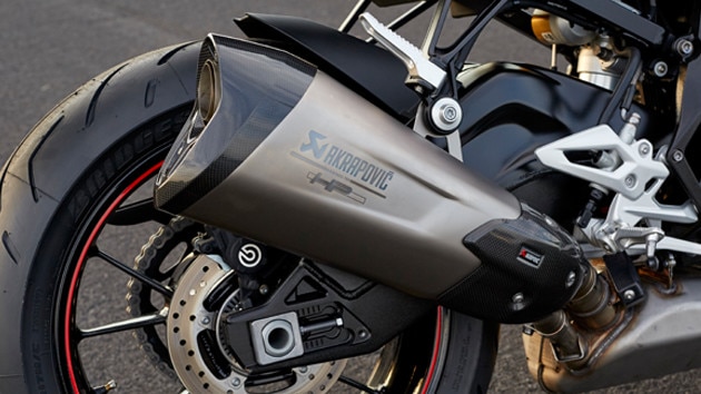 อุปกรณ์ลดเสียง HP ไทเทเนียมส่วนท้ายของ S 1000 R