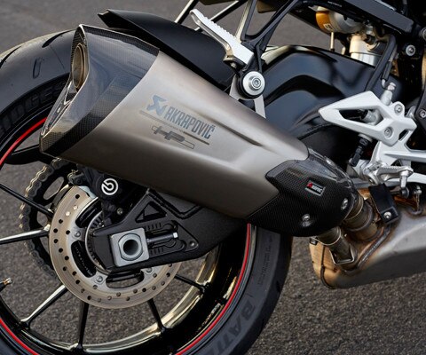 อุปกรณ์ลดเสียง HP ไทเทเนียมส่วนท้ายของ S 1000 R